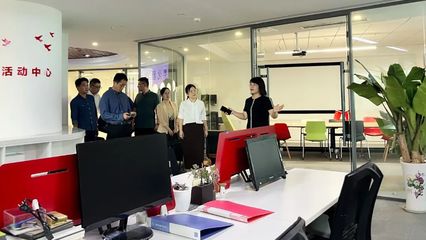 平陰縣科技考察團蒞臨德風(fēng)科技企業(yè)孵化器調(diào)研，共探項目孵化新路徑
